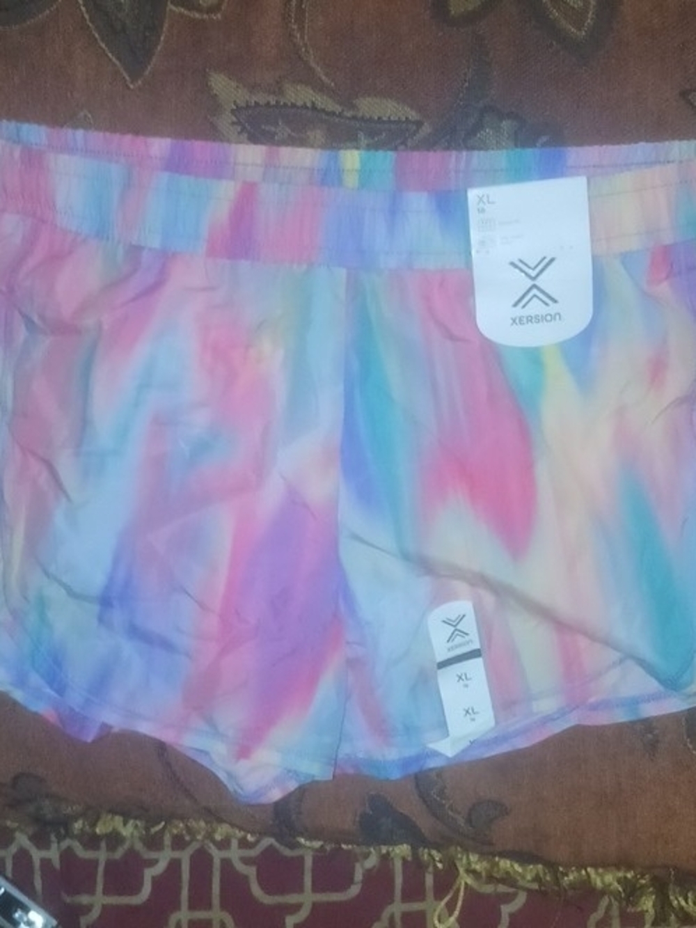Xersion Girls Athletic Shorts Multicolor XL NWT